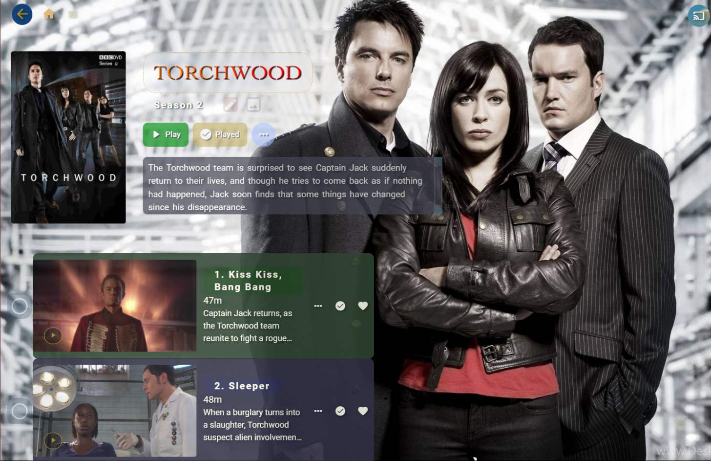 Torchwood Show episodes