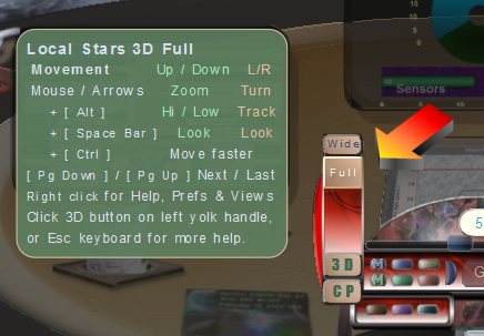 3D button location